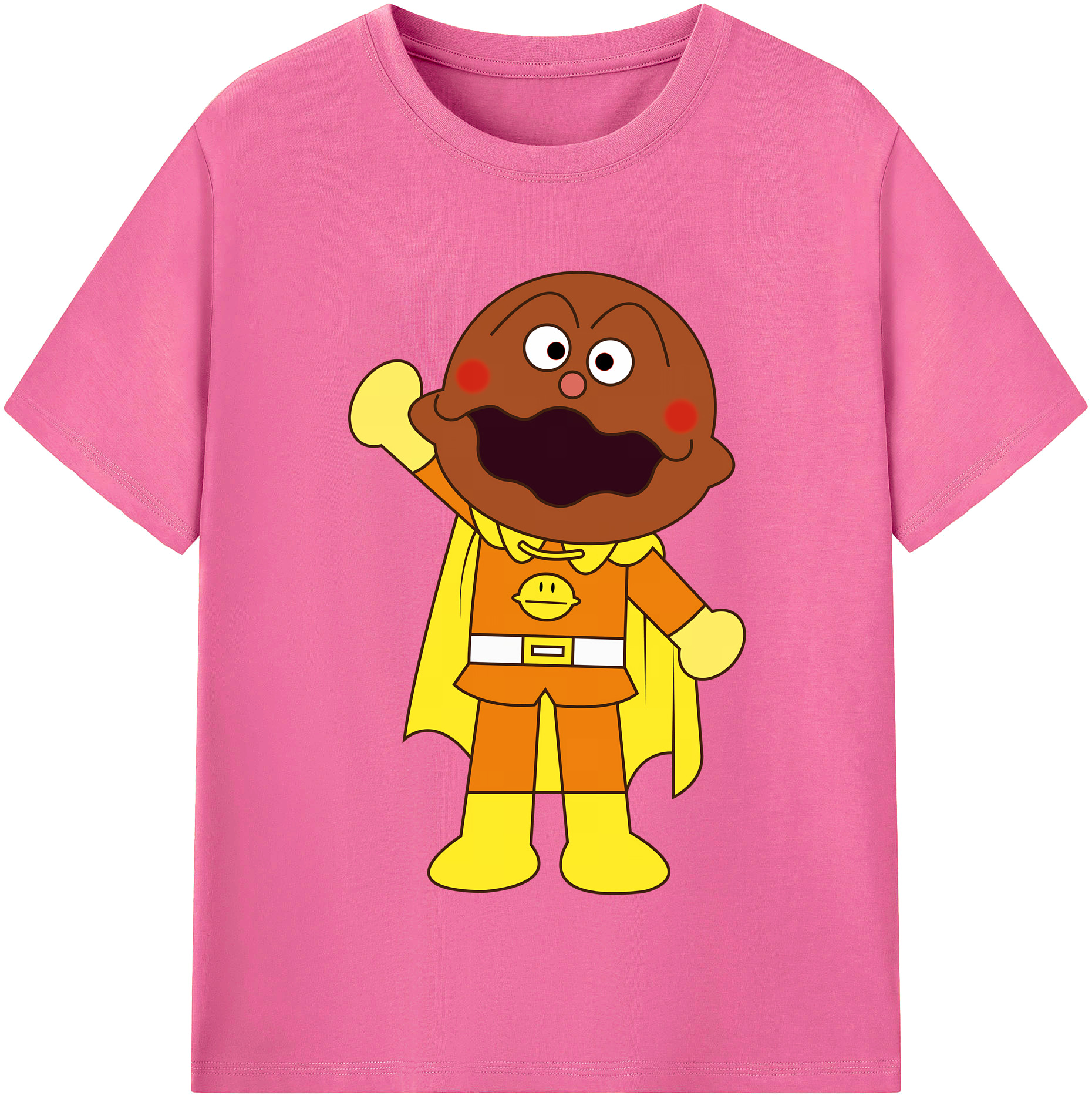 （画像用） アンパンマン Anpanman レディースカジュアルプリントTシャツ（綿100％）